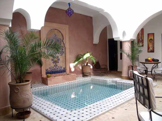 riad marrakech piscine
