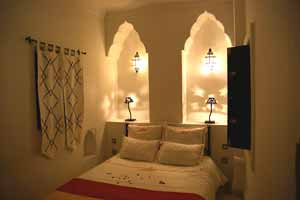 Chambre Samia sur la coursive du riad