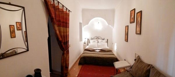 Chambre Loubna sur la coursive du riad