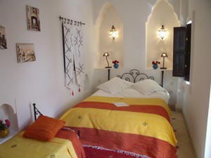 Chambre Samia sur la coursive du riad