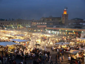 Place Jemaa el fna nuit